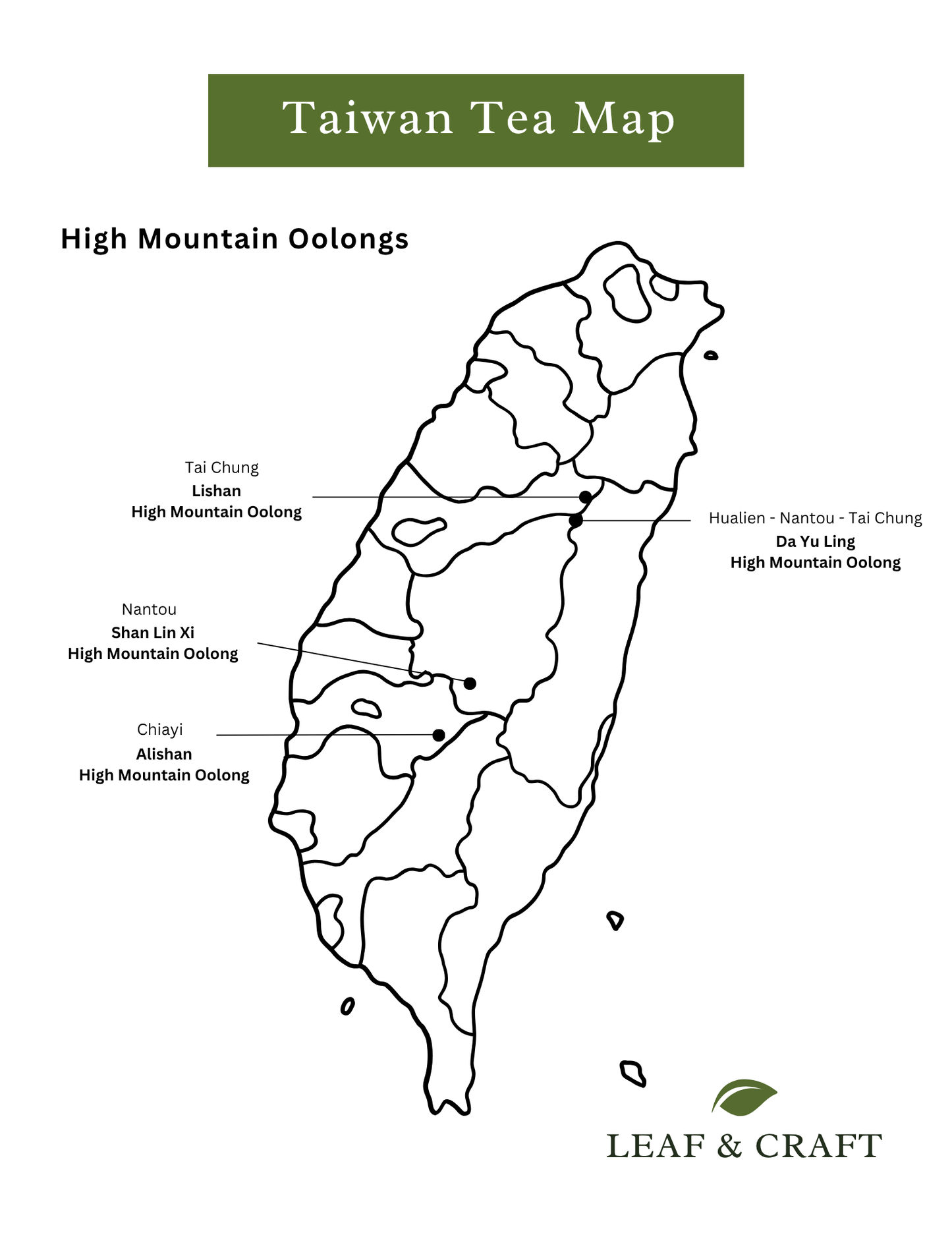 High Mountain Oolong Teas