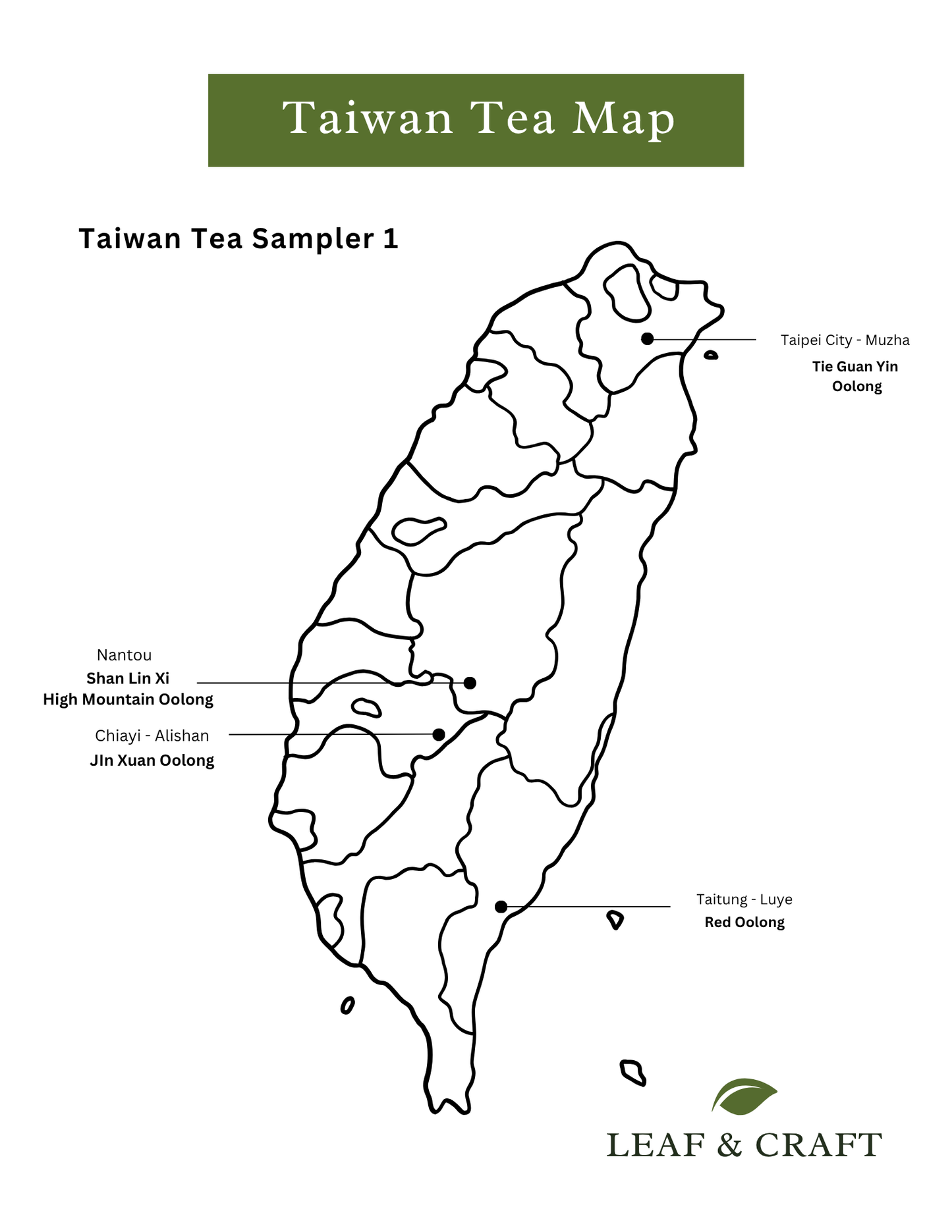 Whispers of Taiwan: Taiwanese Oolong Sampler