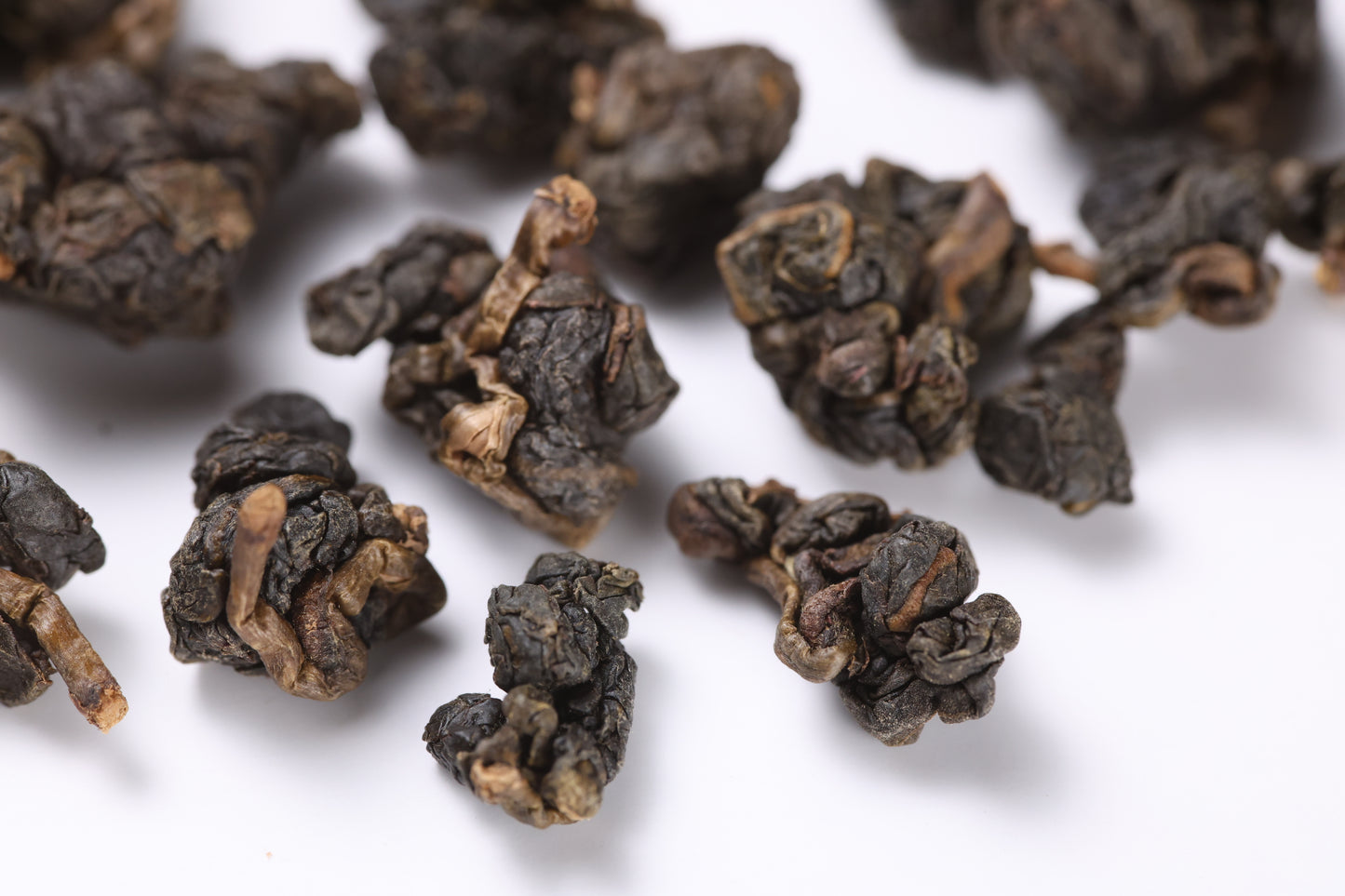 Alishan High Mountain Oolong Macro Shot