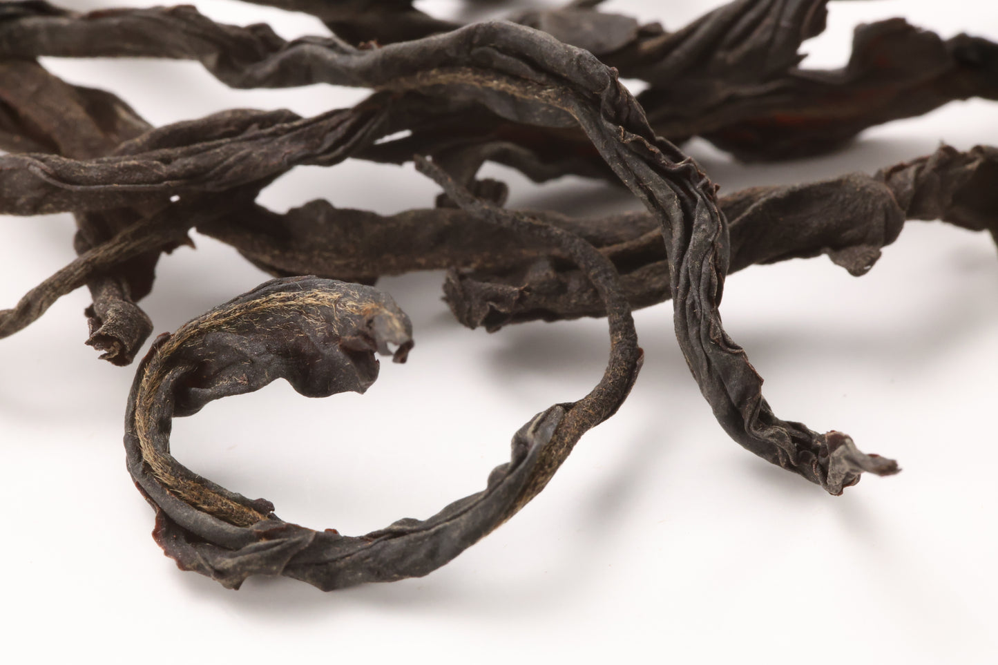 Assam Aged Black Tea Macro Photo