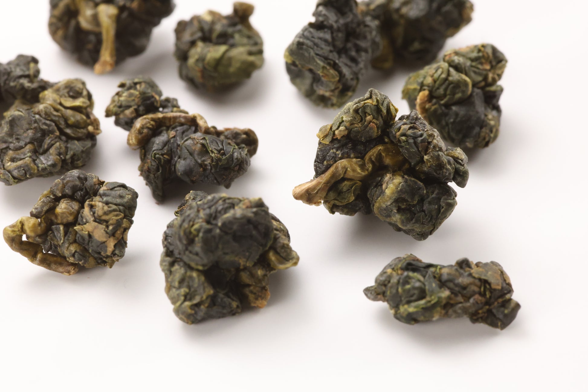 Da Yu Ling High Mountain Oolong Macro Shot