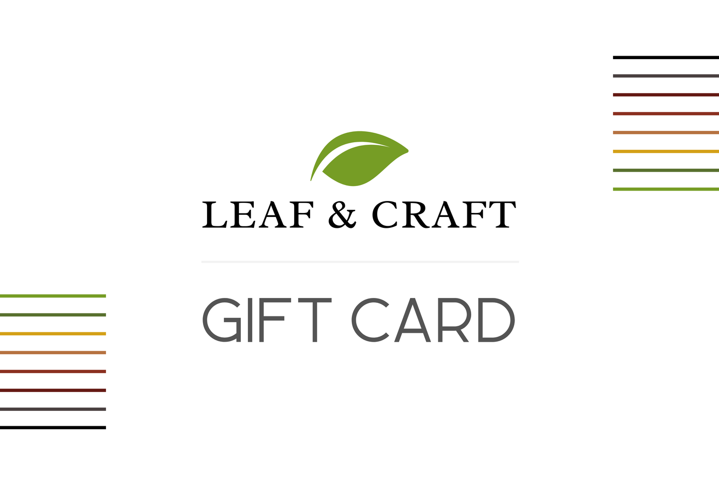 🌿 Leaf & Craft Gift Card