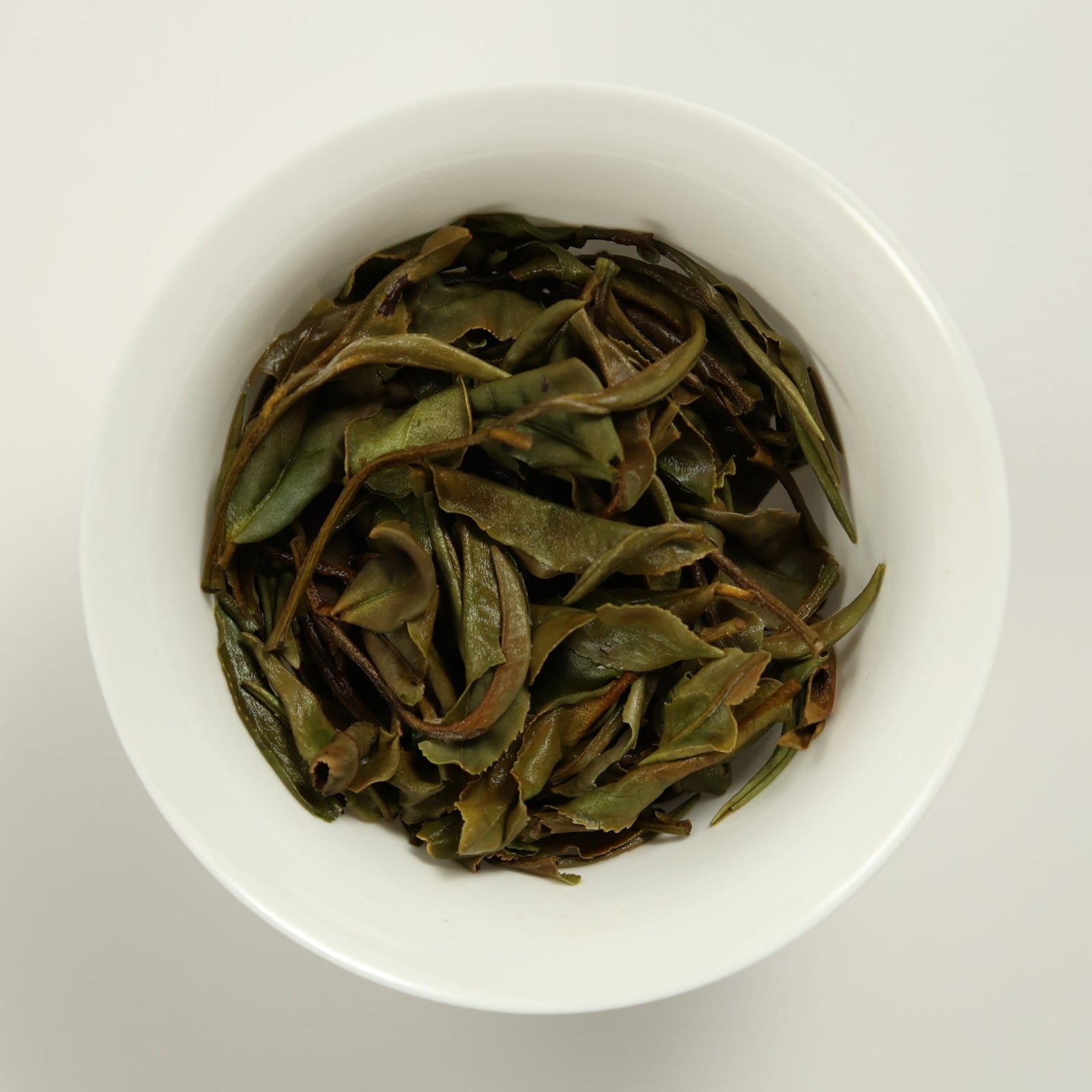 Jade White Tea Wet Leaves