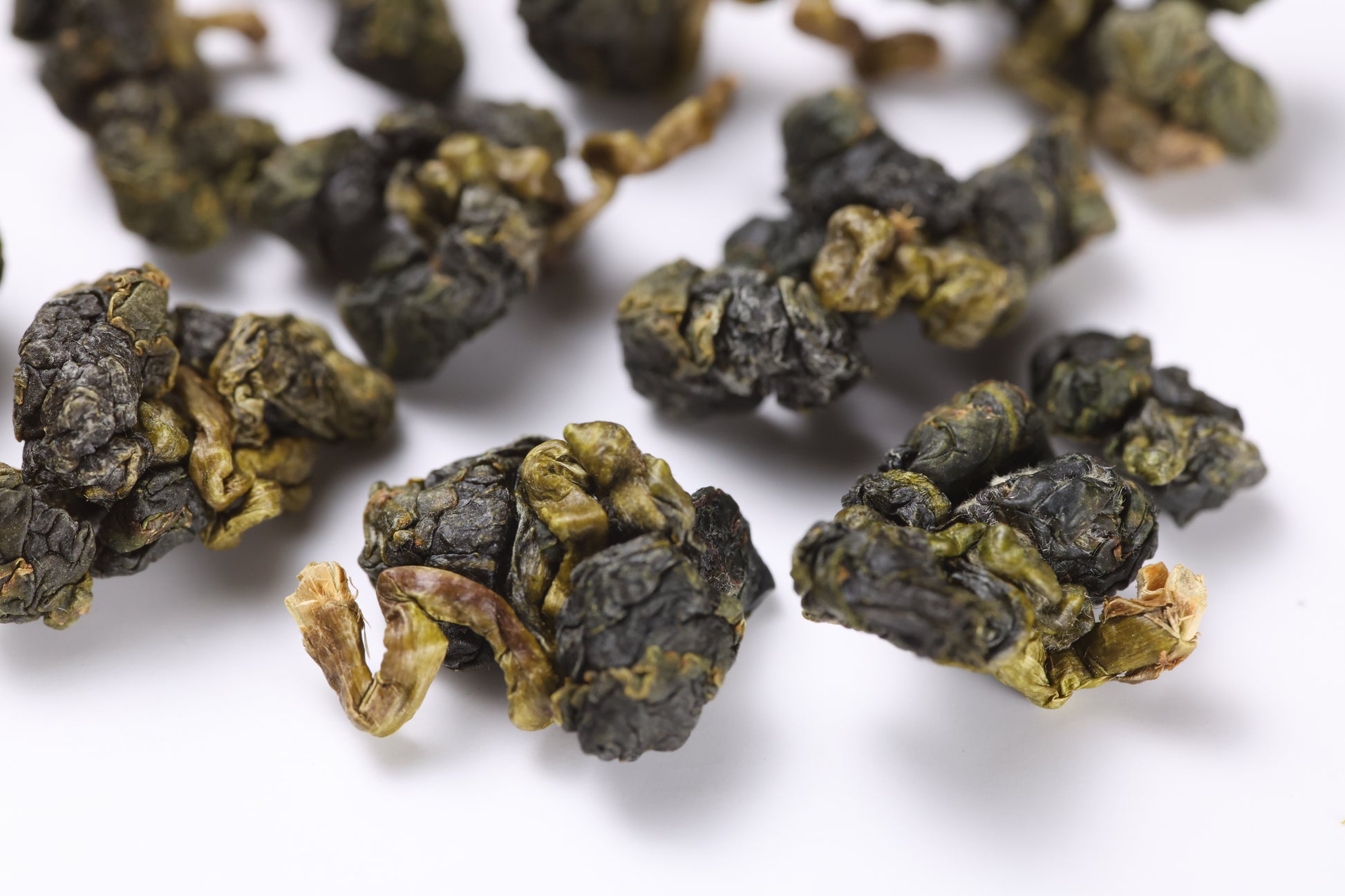 Jin Xuan aka Milky Oolong Macro Shot