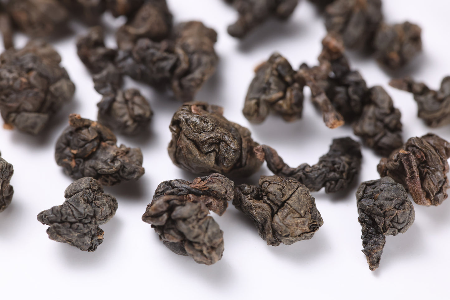Shan Lin Xi Medium Roasted Oolong Macro Shot