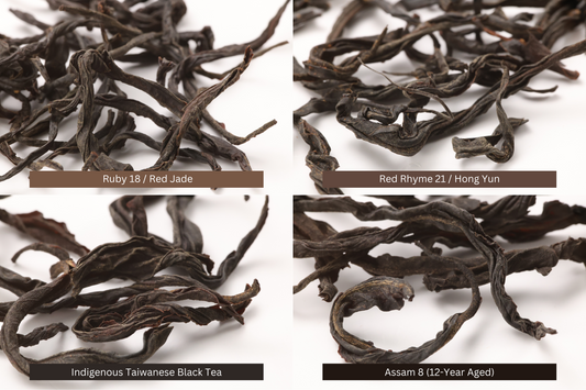 Taiwanese Black Tea Pack: Ruby 18, Red Rhyme 21, Original Taiwanese Black Tea, Assam 8