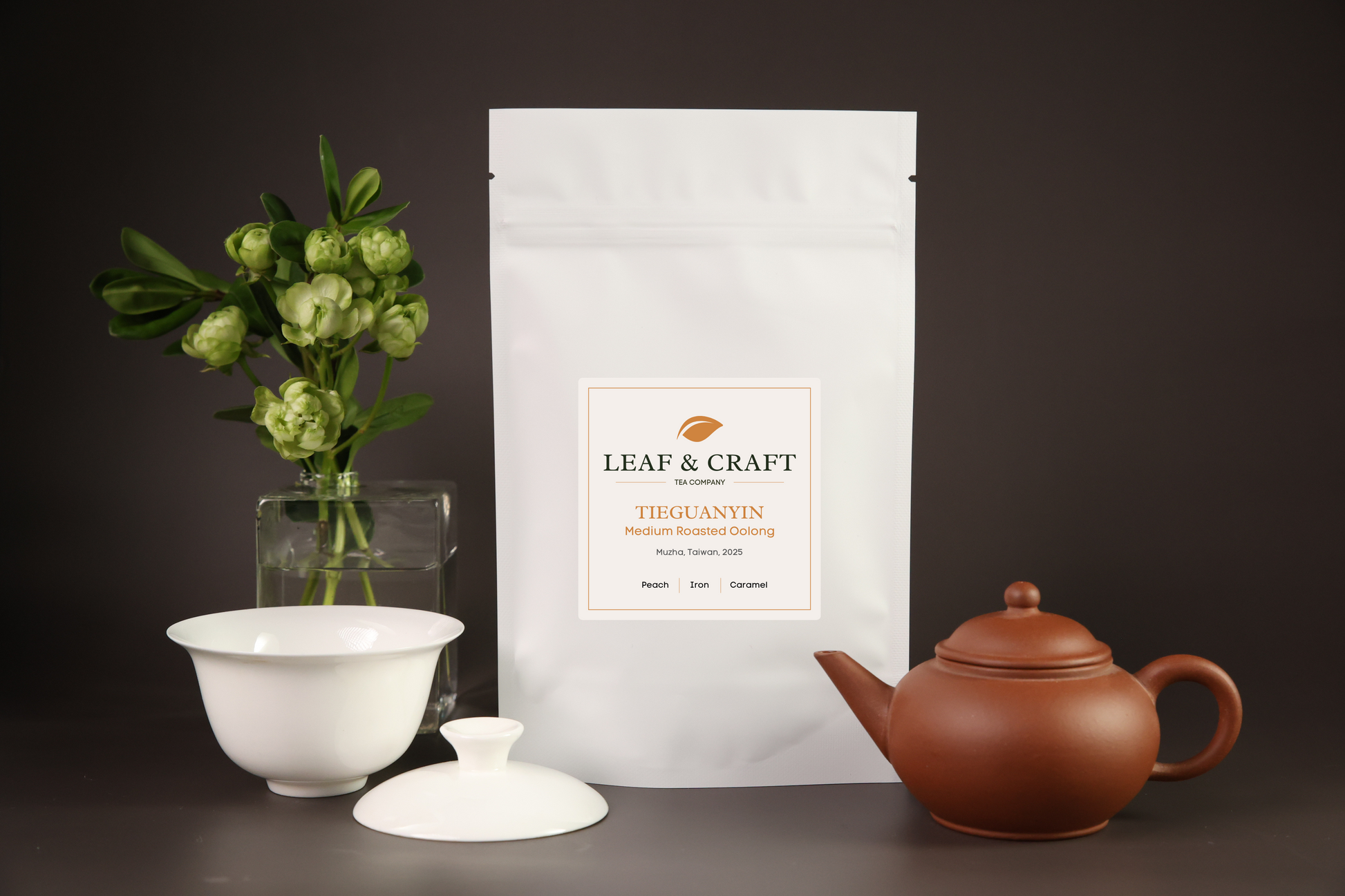 Tieguanyin Medium Roast Oolong Package Shot